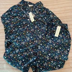 Brand new Roolee floral Pajama set